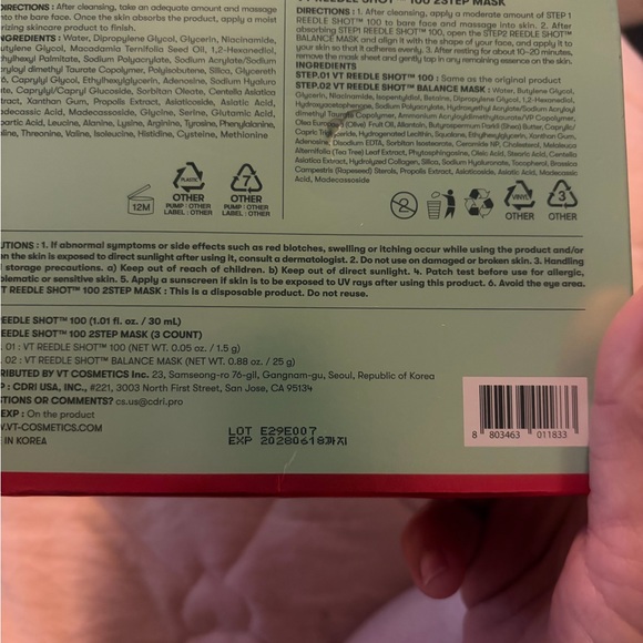 VT Cosmetics Reedle Shot 100 Set - Picture 7 of 8